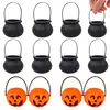 Balde de Caveira de Halloween Bolsa Infantil Balde Caixa de Doces Adereços de Doce Brinquedos Presentes Enfeites Decorativos para Jardim de Infância