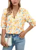 Estación independiente 2025 explosión camisa de verano para mujer nueva tendencia europea y americana camisa estampado de animales 3D