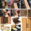 Bisagra continua de 2 pulgadas puerta de gabinete de hierro bisagra continua bronce antiguo caja de madera de hierro estuche puerta plegable de hierro bisagra pequeña de 4 pulgadas