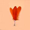 Cabeza de Repuesto Popular para Caña de Juguete para Gatos con Plumas Flotantes Grandes y Cascabel, Accesorio de Caña de Juguete para Gatos