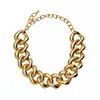 Collar ajustable de cadena de plástico transfronterizo europeo y americano, cadena de clavícula hip-hop de moda personalizada, accesorio de nicho de alta gama para mujer