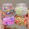 Elásticos de Cabelo Infantis para Meninas, Elásticos Coloridos e Fofos para Rabos de Cavalo, Tranças e Coques
