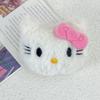 Gato de Peluche de Dibujos Animados Muñeca Bolsa Colgante Cadena de Cuentas Lindo Gato Muñeca Bolsa Llavero Decoración Colgante