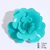 Broche de Camelia Retro Tridimensional Estilo Francés, Flor de Acrílico Brillante Multicolor Pin Anti-Exposición, Accesorios para Mujer al por Mayor