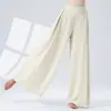 Nuevo Conjunto de Camisa Larga Unisex Estilo Chino para Danza Moderna con Borlas y Cordones, Top Zen de Meditación Estilo Chino Tradicional