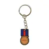 Llavero de Fútbol Copa del Mundo PVC Goma Blanda Accesorio DIY Mochila Estudiante Colgante Coche Fabricante Llavero al por Mayor