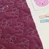 Tela de Cuadros de Algodón y Nailon Acolchada en Stock para Ropa de Algodón y Equipaje, Tela de Bordado Acolchado, Algodón Pegado por Aspersión, Tela de Algodón Acolchado