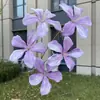 5 Cabezas de Orquídeas Llama del Bienestar, Flores Artificiales, Flores Artificiales para Decoración de Bodas, Venta al por Mayor