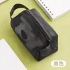 Bolsa de Armazenamento Vertical de Malha Transparente Portátil Multifuncional para Cabos de Dados, Chaves, Moedas, para Levar