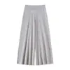 Pantalones Casuales de Punto Tencel e Hilo de Papel para Mujer, Estilo Nuevo Primavera/Verano 2026, con Puntos de Colores, Caída Suelta, Cintura Alta, Pierna Ancha, Largos