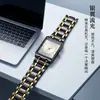 Nuevo reloj de hombre con correa de acero, reloj de hombre de negocios al por mayor, reloj de pulsera clásico rectangular de cuarzo transfronterizo para hombre