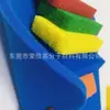 Dongguan Rongxin Venta al por mayor Forma de Agujero Azul Esponja Transpirable Filtro de Silicona Algodón Espuma Limpiadora con Agujeros
