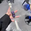 Adecuado para Correa de Pulsera Xiaomi 11 con Pedrería Diseño de Gato Kt, Correa de Reloj de Cuero Linda y Lujosa para Xiaomi 8/9/Nfc