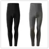 Pantalones Térmicos Finos de Algodón Puro para Hombre de Otoño e Invierno, Tallas Grandes, Doble Capa de Cintura Alta, Protectores de Cintura, Elásticos, Pantalones Cálidos para Personas de Mediana Edad y Mayores