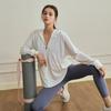 Ropa de Yoga para Mujer Verano Alto Nivel Sensación Top para Correr por la Mañana Chaqueta Profesional de Fitness Chaqueta con Protección Solar Ropa Exterior para Correr Top Deportivo