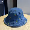 Nuevo Sombrero de Pescador de Mezclilla con Aguacate para Mujer, Cubre Rostro, Adelgaza el Rostro, Sombrero de Cubo para Primavera y Otoño, Tendencia de Sombrero de Sol 2026