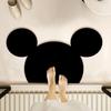 Alfombra de Diatomeas Dibujos Animados Alfombrilla Absorbente para Piso de Baño Felpudo para Puerta de Baño y WC Alfombrilla Antideslizante Mickey Mickey Mouse