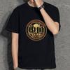 Camiseta Masculina de Manga Curta de Algodão Puro de Verão Marca Trbottomy Versátil para Casal Camiseta Masculina Exportação Camiseta Básica Personalização de Logo