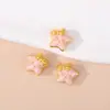 Método Antigo Óleo Gota Dourada Flor de Pessegueiro Peixinho Estrela de Cinco Pontas Espaçador de Furo Grande Contas Pulseira de Miçangas Colar Fio de Tecelagem Acessórios para Joias DIY