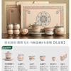 Horno Ru Dunhuang Feitian Tapa de Cuenco Taza de Té Juego de Té Traje Cerámica Tendencia Nacional Taza de Té Taza de Cata de Té Gone Caja de Regalo