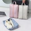Bolsa organizadora de sapatos, bolsa de viagem portátil para sapatos, bolsa de armazenamento impermeável, bolsa de viagem portátil de grande capacidade e à prova de poeira, item essencial para viagens.