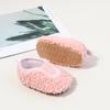 Outono e Inverno Novos Sapatos Infantis Pelúcia Quente Sapatos de Bebê Antiderrapante Sapatos Casuais para Criança Pequena Bmb4004