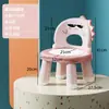 Silla para Niños Pequeños con Respaldo, Silla de Comedor Infantil, Taburete para Ir al Baño, Silla para Comer Bebé, Taburete Doméstico Antideslizante, Dibujos Animados