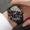 Pulseira de Relógio Esportivo Casual de Silicone Popular para Homens, Relógio de Quartzo Atacado para Estudantes e Exames