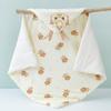 Manta Envolvente de Punto para Habitación de Maternidad, Manta Envolvente de Algodón Puro para Recién Nacidos, Adecuada para Todas las Estaciones, Gasa de Algodón Puro Transpirable para Envolver al Bebé y Uso al Aire Libre