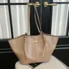 Bolsa Feminina Mais Vendida no Exterior, Bolsa Simples e de Alto Padrão Asa, Bolsa Tote, Grande Capacidade, Textura de Luxo Leve, Bolsa de Mão Feminina