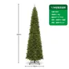 Decorações de Natal Árvore Lápis Conjunto Porta-Canetas Árvore de Natal Flocada Densa Simulada Sala de Estar Casa Enfeites DIY
