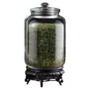 Bote de Té Sellado de Vidrio de Alta Gama, Frasco Grande para Almacenar Cáscara de Mandarina, Botella Comercial Especial para Almacenar Té Pu'Er y Té Blanco