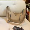 Bolso Cruzado Grande de Alta Apariencia Estilo Coreano Casual para Mujer Nuevo Verano 2025 Bolso Simple tipo Dumpling para Viajes Diarios Bolso de Hombro