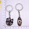 Chaveiro Personalizado de Caveira Borracha Macia de PVC Desenho Animado Chaveiro de Halloween Pingente de Bolsa Atacado Transfronteiriço em Estoque
