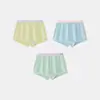 Roupa Íntima Feminina Tipo Algodão Puro Algodão 7A Antibacteriana Cueca Boxer para Bebês e Crianças Maiores Roupa Íntima Infantil Confortável