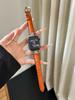 Pulseira para Iwatchs10 Couro Genuíno de Alta Qualidade Retrô Adequada para Apple Watch 98Se11 Geração Ultra Outono e Inverno Couro