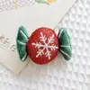 Accesorios de Dibujos Animados Navideños Muñeca Peluche Papá Noel Muñeco de Nieve Caramelo DIY Reno Zapato Calcetines Accesorios Accesorios