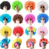Accesorios de Mascarada para Bar de Adultos del Mundial Ventiladores de Colores para Niños Peluca de Cabeza Explosiva Rendimiento