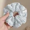 Goma para el Pelo Floral para Mujer, Banda Elástica de Alta Elasticidad para Cola de Caballo, Moño, Accesorio de Cabello Elegante