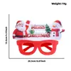 Gafas Navideñas de Dibujos Animados 2027 Reno Papá Noel Gafas de Regalo Montura Decoración Navideña Muñeco de Nieve Hombre de Jengibre Montura de Gafas
