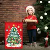Bandeira de Jardim de Natal Nova Transfronteiriça 2025 Bandeira de Jardim de Natal Decoração de Feriado para Pátio