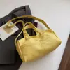Bolsa de axila grande capacidade estilo coreano para mulheres, bolsa de trabalho, nova bolsa almofada macia primavera 2026, bolsa de ombro e transversal
