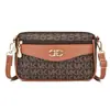 Bolso para Mujer 2025 Nueva Moda Estampado Bolso de Hombro Mediano para Mamá Versátil Piel de Vaca Flor Vieja Bolso Cruzado Pequeño