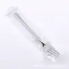 Juego de Cubiertos de Acero Inoxidable con Mango Negro Restaurante Hogar Cuchillo, Tenedor, Cuchara, Cucharilla de Té, Tenedor de Té, Cucharilla de Café, Cuchara de Postre Chapados en Oro