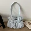 Bolsa de Braço de Bolinhas Feminina 2026 Novo Estilo Outono Inicial Nicho para Trabalho Bolsa Tote de Grande Capacidade Bolsa de Trabalho Feminina