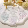 Flor de Tecido Costurada à Mão com Flores de Miçangas e Longos Pingentes Doces para Brincos DIY, Brincos de Tarraxa, Acessórios de Cabelo Primavera e Verão, Broches, Acessórios de Roupa