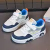 Tênis Esportivo Infantil 2026 Primavera e Outono Novo Modelo Sapatos de Menino Solado Macio Sapatos Brancos Sapatos de Menina Tênis Respiráveis de Malha