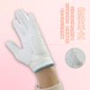 Guantes de Golf para Niños Piel de Oveja Tela de Nano-fibra Cómodos Transpirables No Calientes Mano Izquierda y Derecha Guantes de Práctica