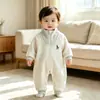 Body de Terciopelo Plus Estilo Coreano para Bebé de Primavera y Otoño para Salir Ropa para Gatear Mono de Moda Elegante Ropa Más Gruesa para Recién Nacidos Invierno