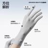 Guantes de Protección Solar de Verano Estándar K Transporte al Aire Libre Más Ciclismo Bicicleta Tacto Frío Pantalla Táctil Guantes Largos de Ciclismo